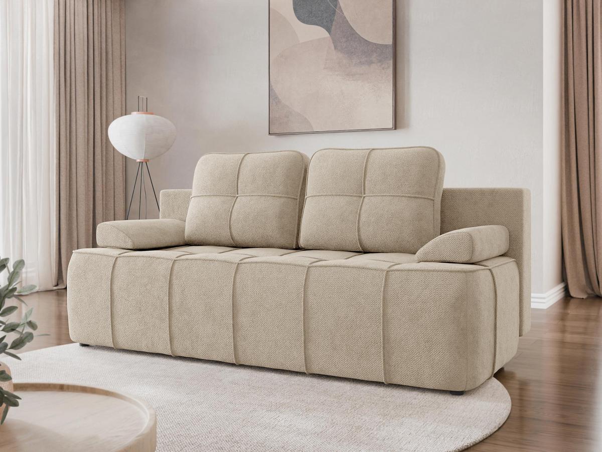 SCHLAFSOFA Lover - Schwarz/Naturfarben, Holz/Kunststoff (202/95/95cm) - MIRJAN24