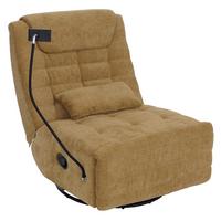 RELAXSESSEL Gelb - Gelb, Textil (82/96/163cm) - MCW
