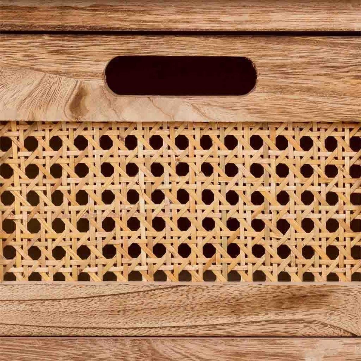 ANRICHTE aus Holz 113x33x78 cm - Braun, Holz (113/79/33cm) - Wanderlust
