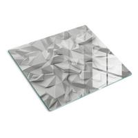 GLASPLATTE 60x52 cm 3D - Orange, Glas (60/0.4/52cm) - TULUP