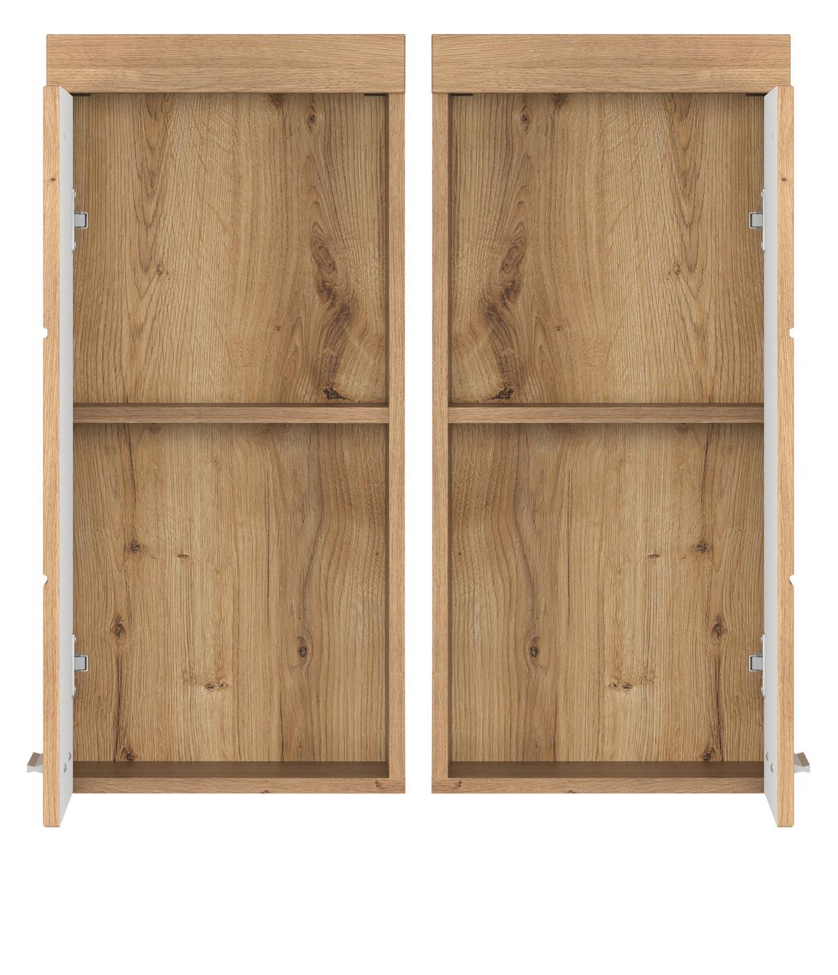 HÄNGESCHRANK Asteiche 37 x 77 cm, Badschrank hängend - Eichefarben, Holzwerkstoff/Kunststoff (37/77/23cm) - Top.Furn
