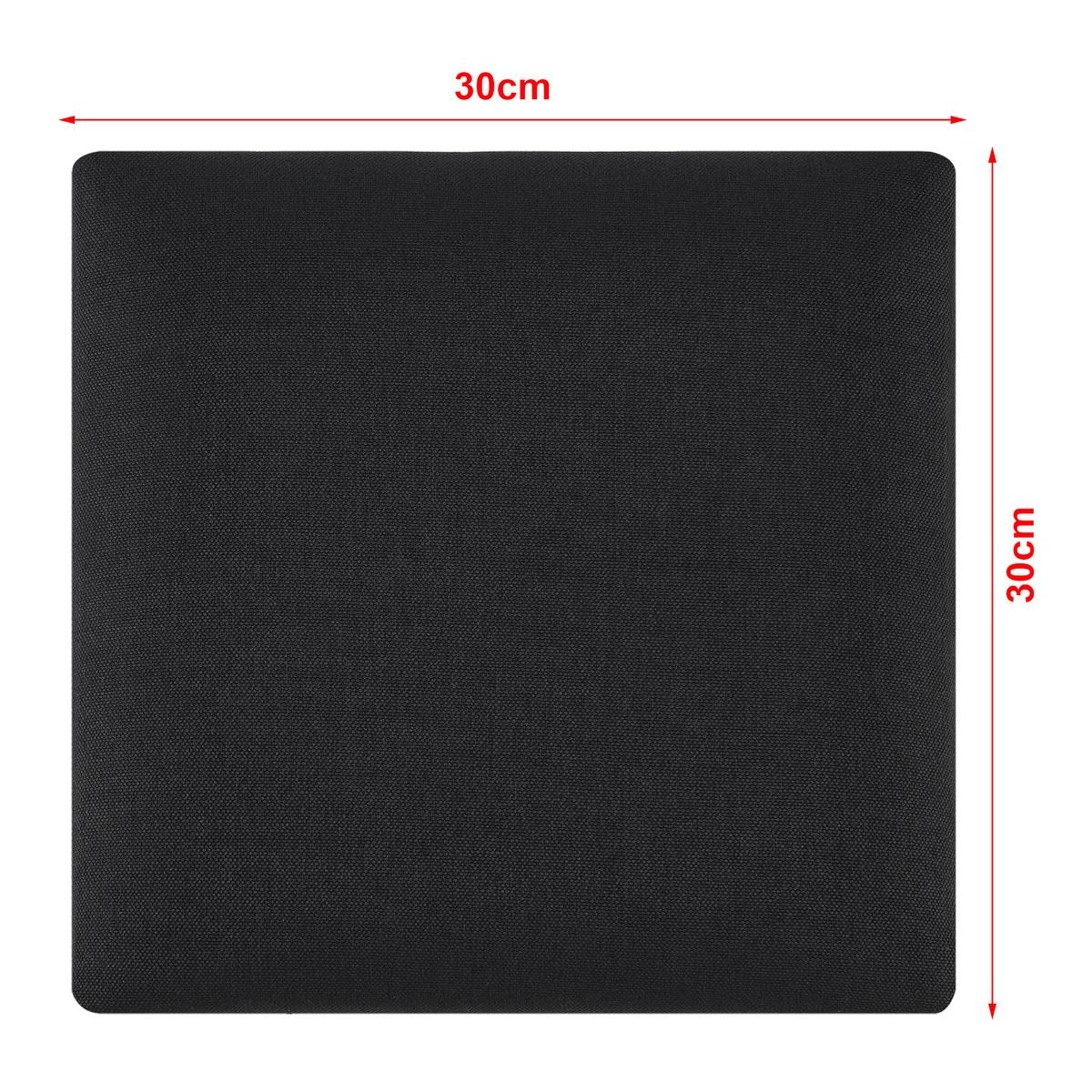KOPFPOLSTER-SET 4 TLG. Carpino - Schwarz, Textil (30/30/3cm) - [neu.haus]