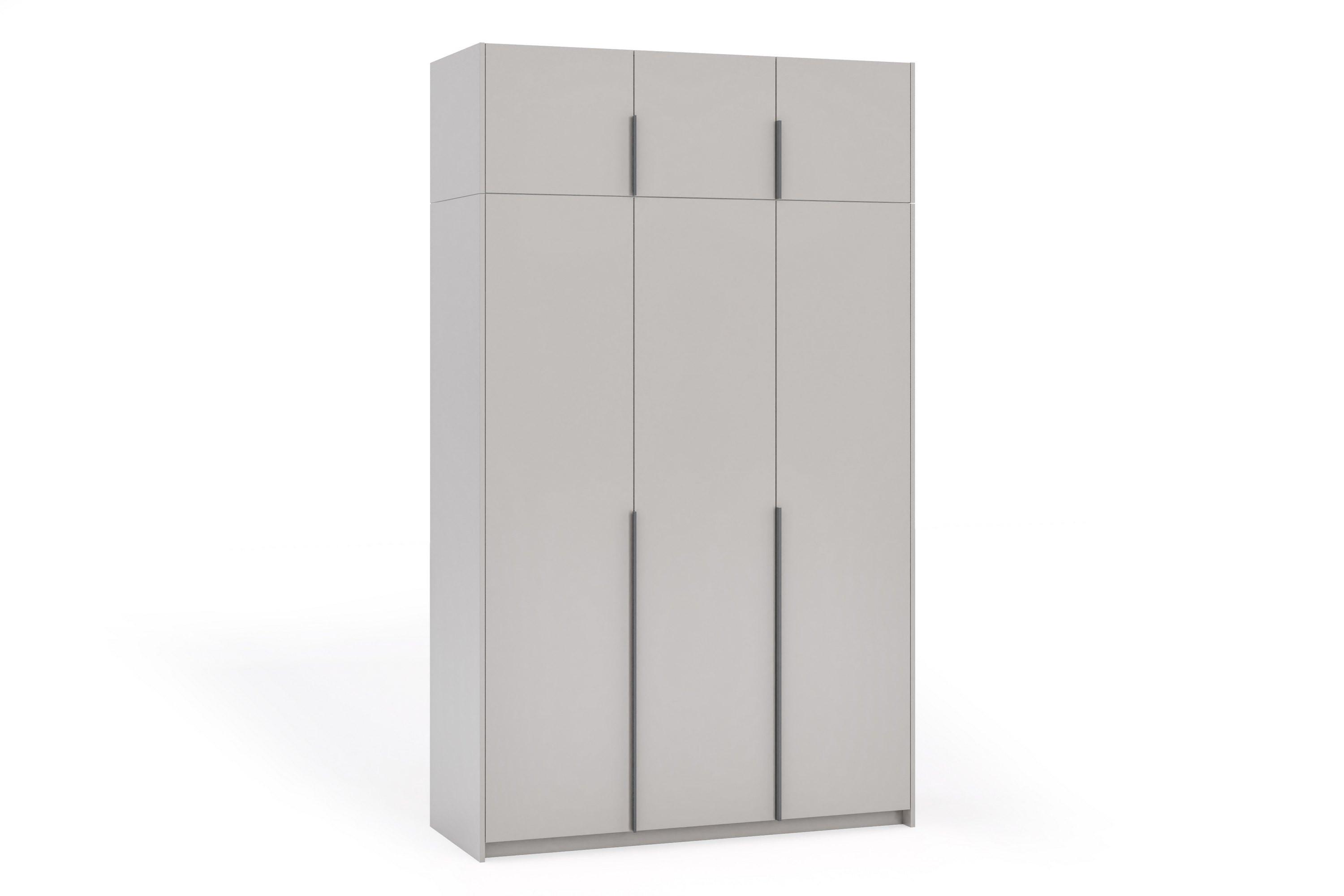 DREHTÜRENSCHRANK AMARA 148/250/58cm 3-türig Kaschmir - Kaschmir, Holzwerkstoff (148/250/58cm) - MASSENO
