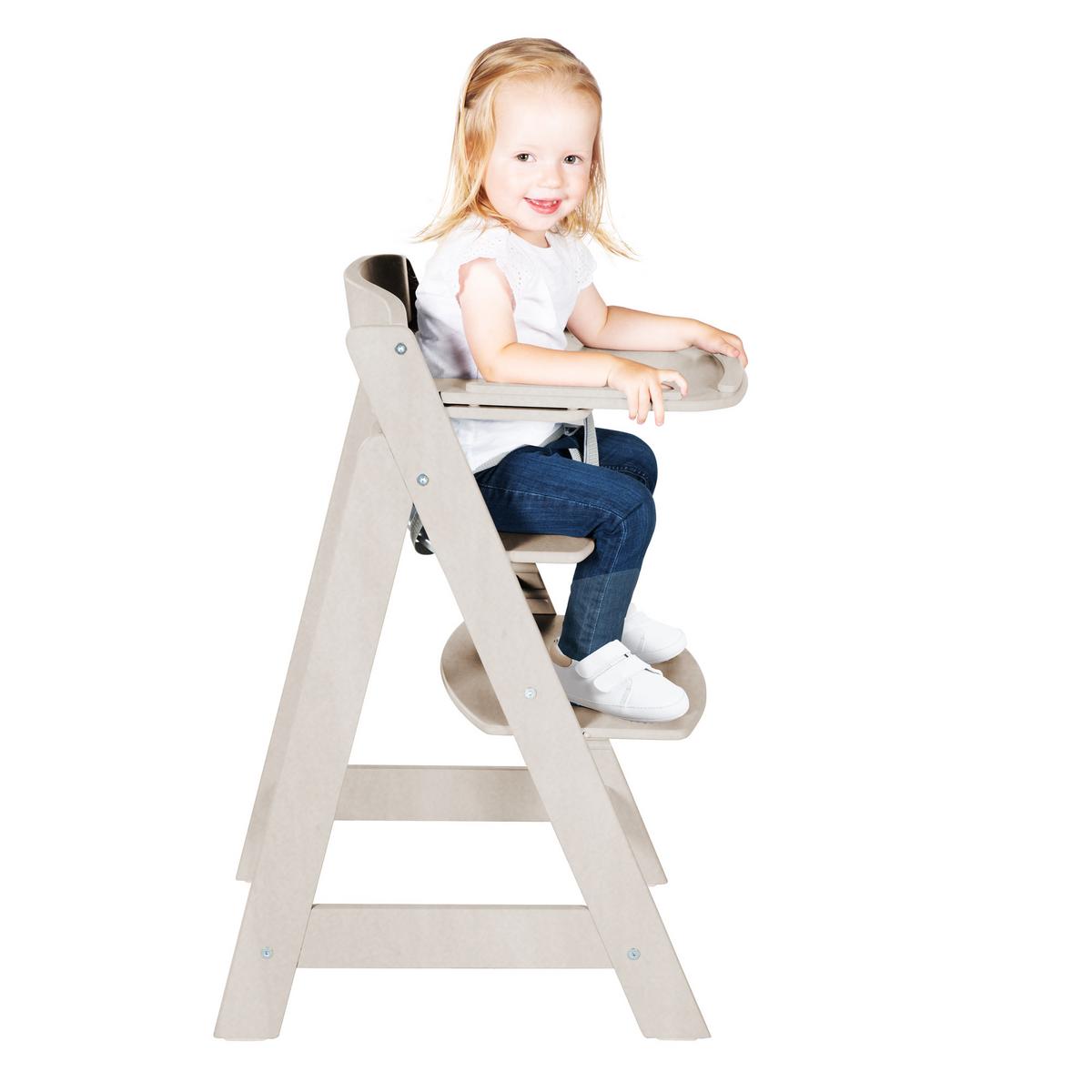 HOCHSTUHL-ESSBRETT Sit Up Flex Natur-Grau - Hellgrau, Holzwerkstoff (42/2/40cm) - Roba
