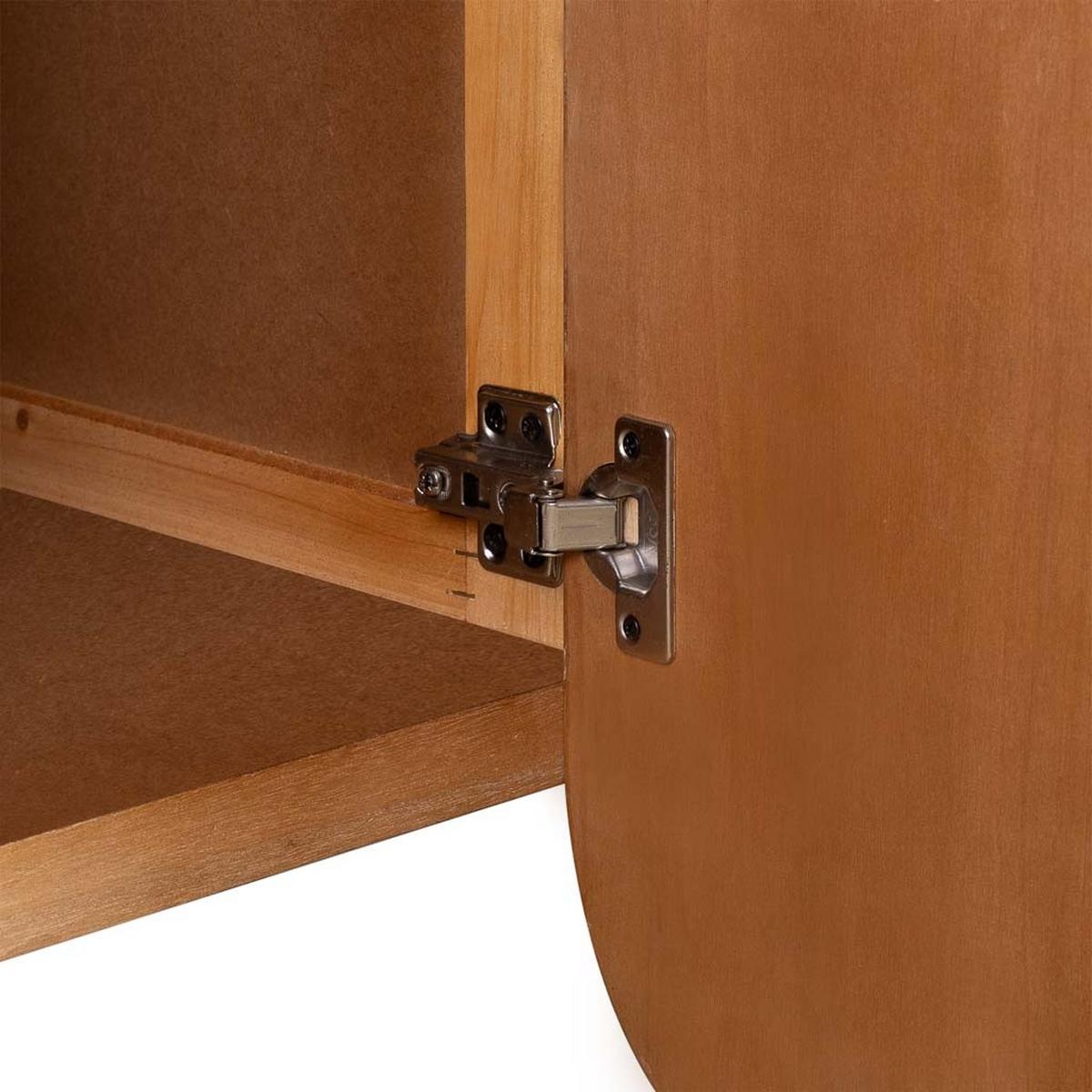ANRICHTE aus Holz, Braun, 80x42x81 cm - Braun, Holz (80/81/42cm) - Wanderlust