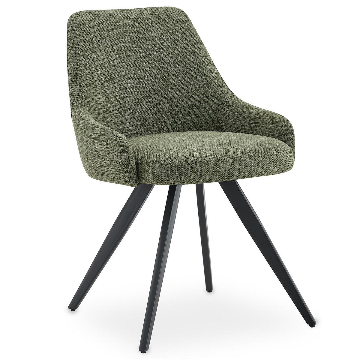 ESSZIMMERSTÜHLE VIGO 2er-Set grün - Grün, Textil (54/81/61cm) - IDIMEX