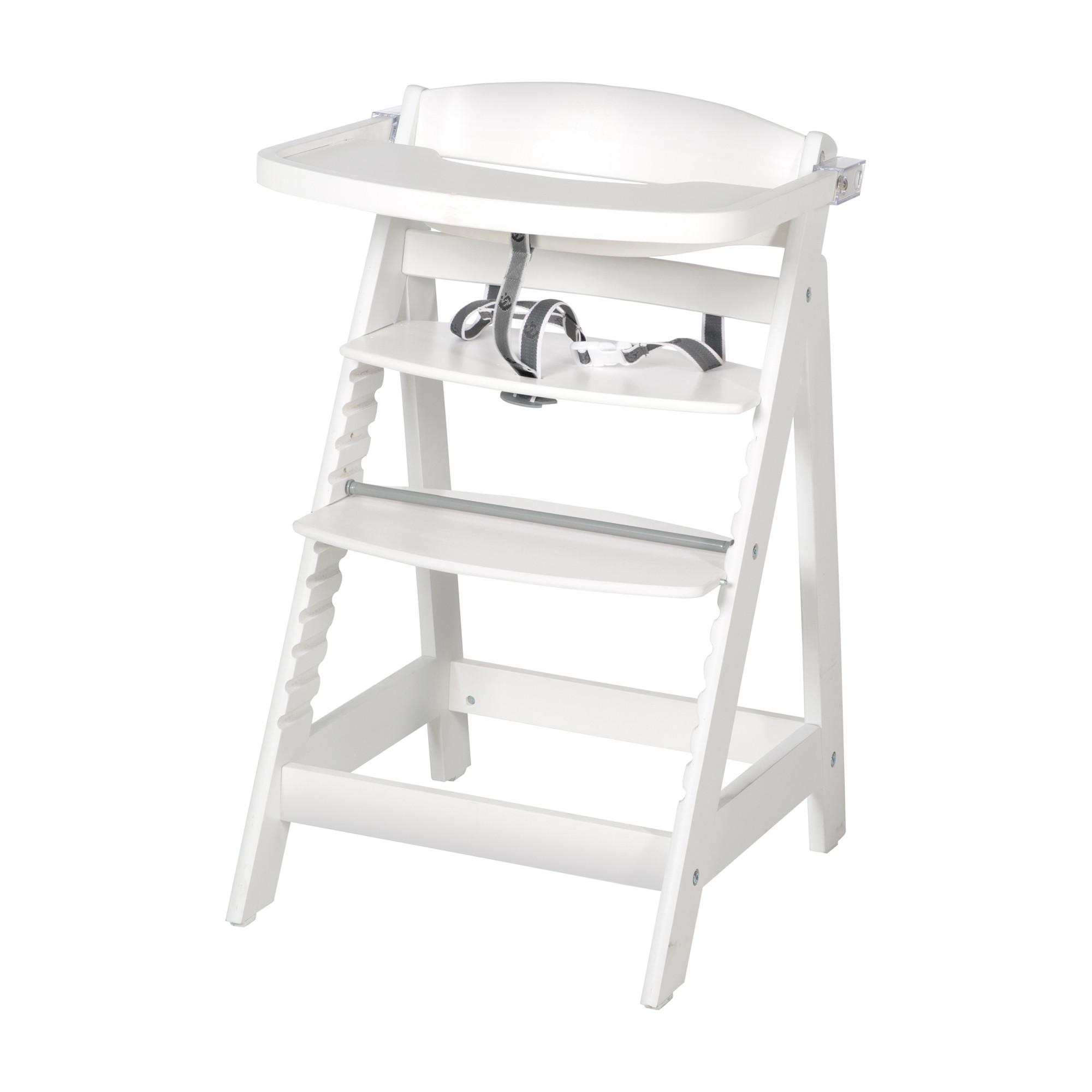 KINDERHOCHSTUHL - Sit Up Fun - weiß - Weiß, Holzwerkstoff (50/80/54cm) - Roba