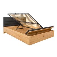 BOXBETT 160/200 Glenn Holz und Schwarz - Schwarz, Holzwerkstoff (160/200cm) - Petits-meubles