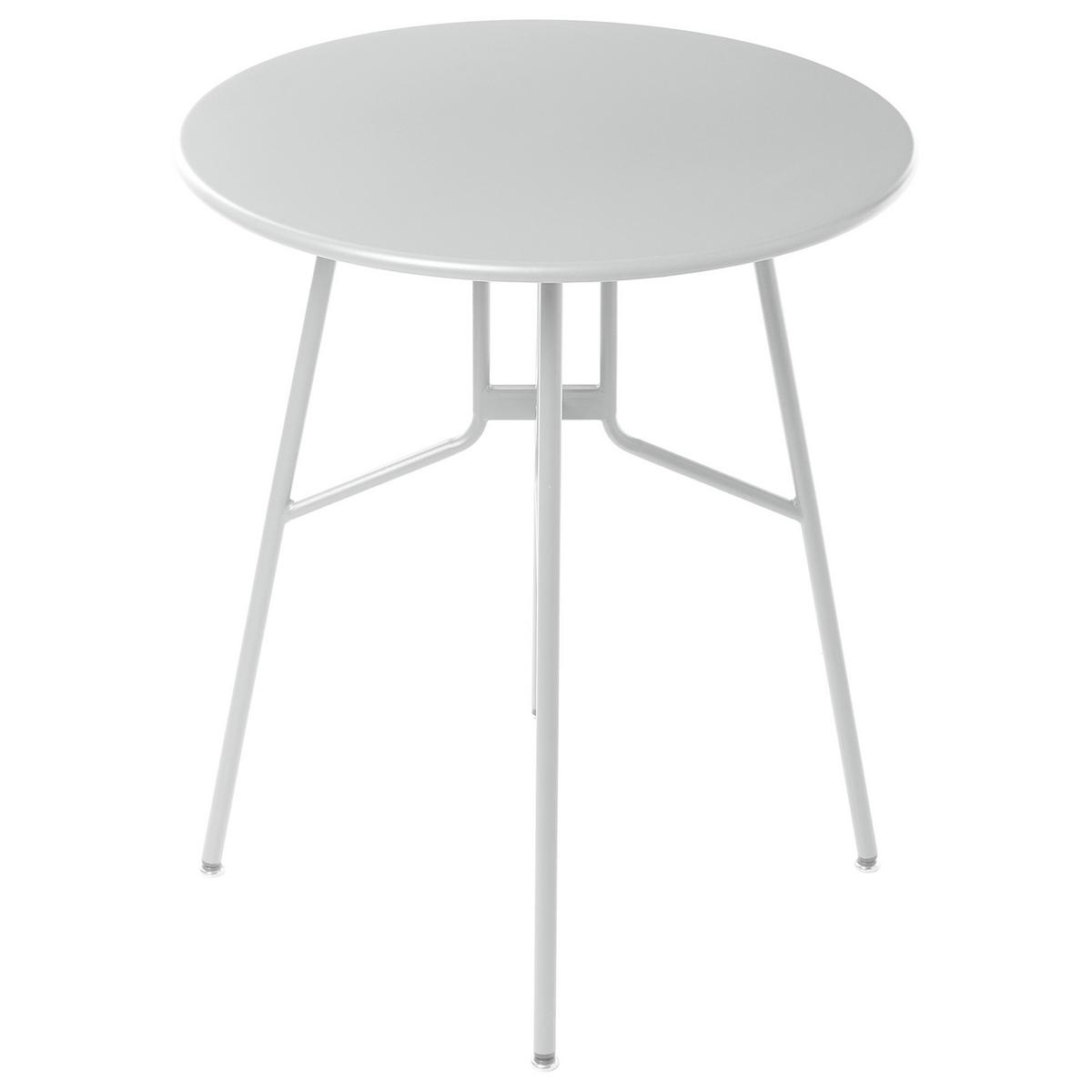 BISTROTISCH 64/64 cm Metall Grau Taltal - Grau, Metall (64/64/76cm) - Beliani
