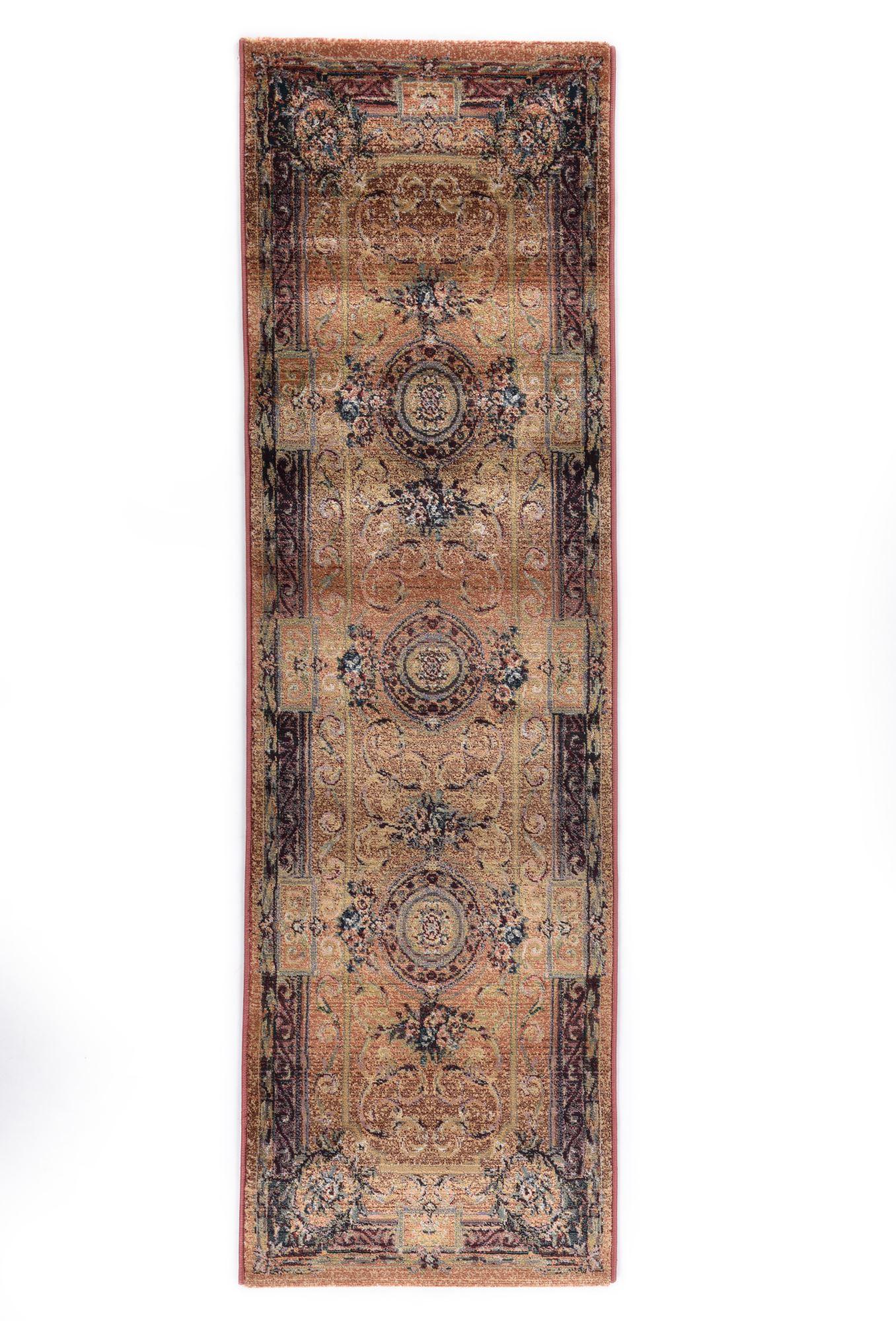 WEBTEPPICH Gabiro 856 68x235 cm - Rostfarben, Textil (68/235cm) - THEKO