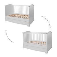 GITTERBETT 70/140 Royal Weiß - Weiß, Holzwerkstoff (70/140cm) - Petits-meubles