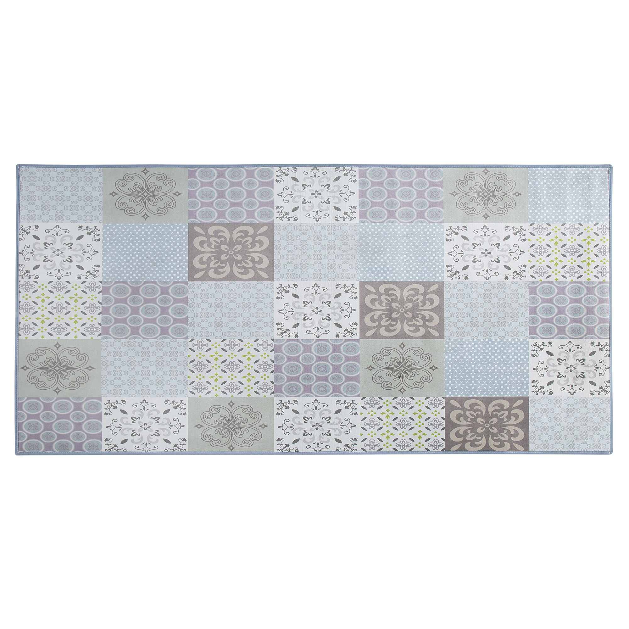 KURZFLOR-TEPPICH Inkaya 150/80 cm - Grau, Kunststoff (80/150cm) - Beliani
