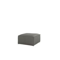 POLSTERHOCKER Celes Premium 65x65cm - Grau, Holzwerkstoff/Textil (65/40/65cm) - Fun Möbel