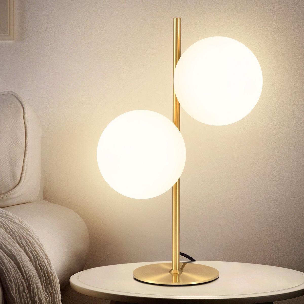 TISCHLEUCHTE Oase 21.5/21.5/45 cm - Goldfarben, Metall (21.5/21.5/45cm) - Nettlife