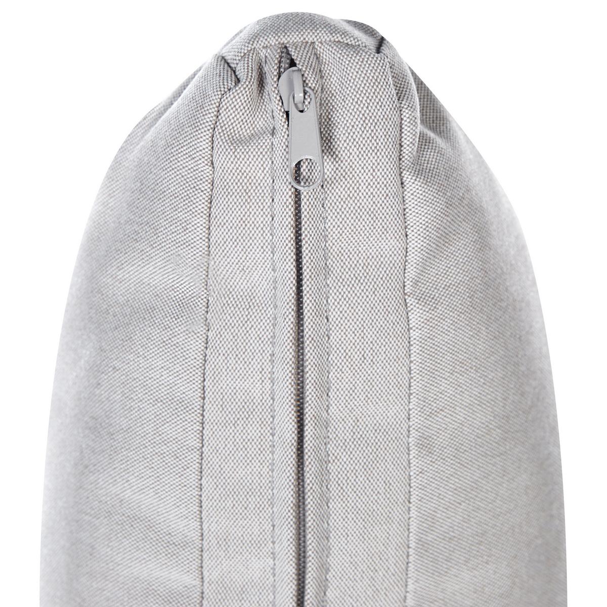 GARTENSTUHL 2er-Set Taupe Cascais - Beige/Grau, Kunststoff (60/96/73cm) - Beliani
