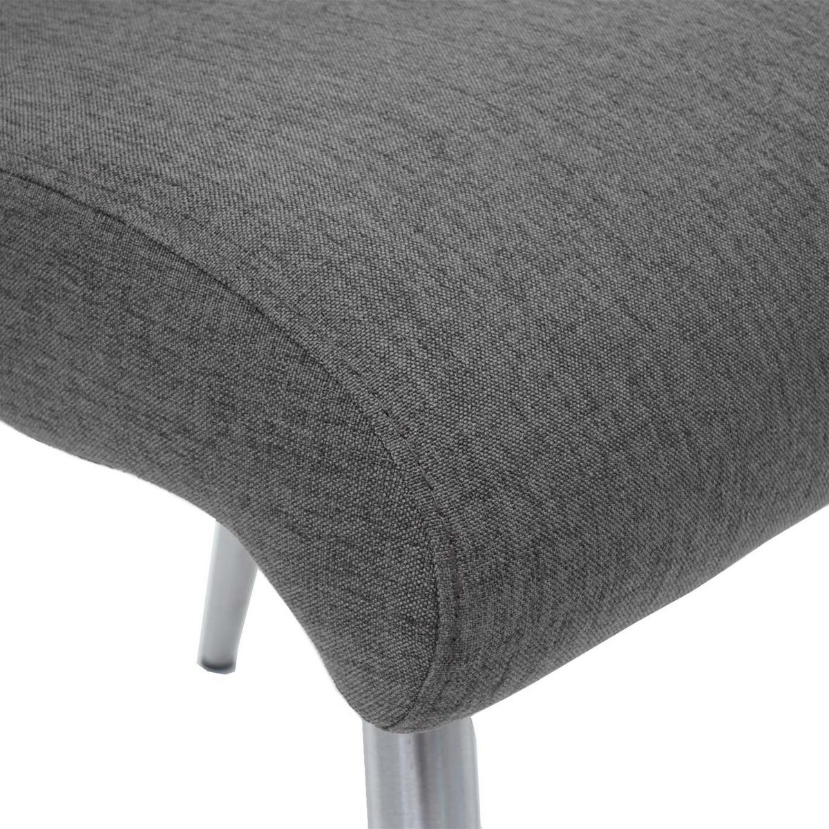 ESSZIMMERSTUHL Grau, Braun 2er-Set - Braun/Grau, Textil (68/97/64cm) - MCW