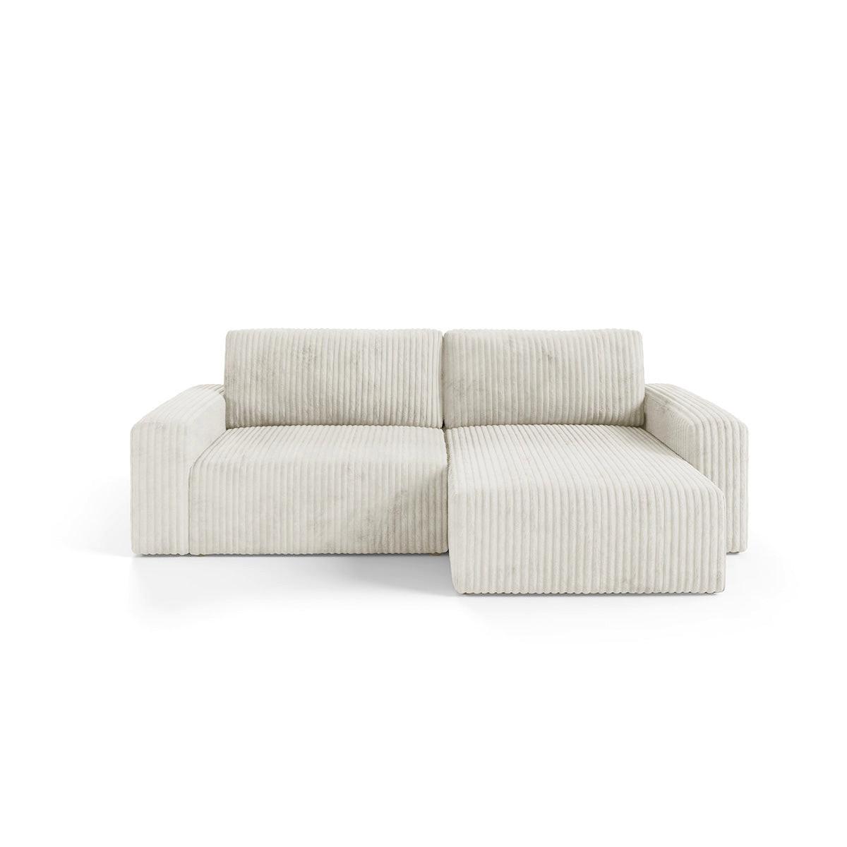 ECKSOFA Angela 3 Sitzplätze Weiß - Weiß, Holz (252/149cm) - Petits-meubles