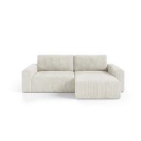ECKSOFA Angela 3 Sitzplätze Weiß - Weiß, Holz (252/149cm) - Petits-meubles