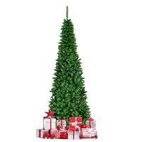 WEIHNACHTSBAUM Grün - Grün, Kunststoff (225cm) - COSTWAY