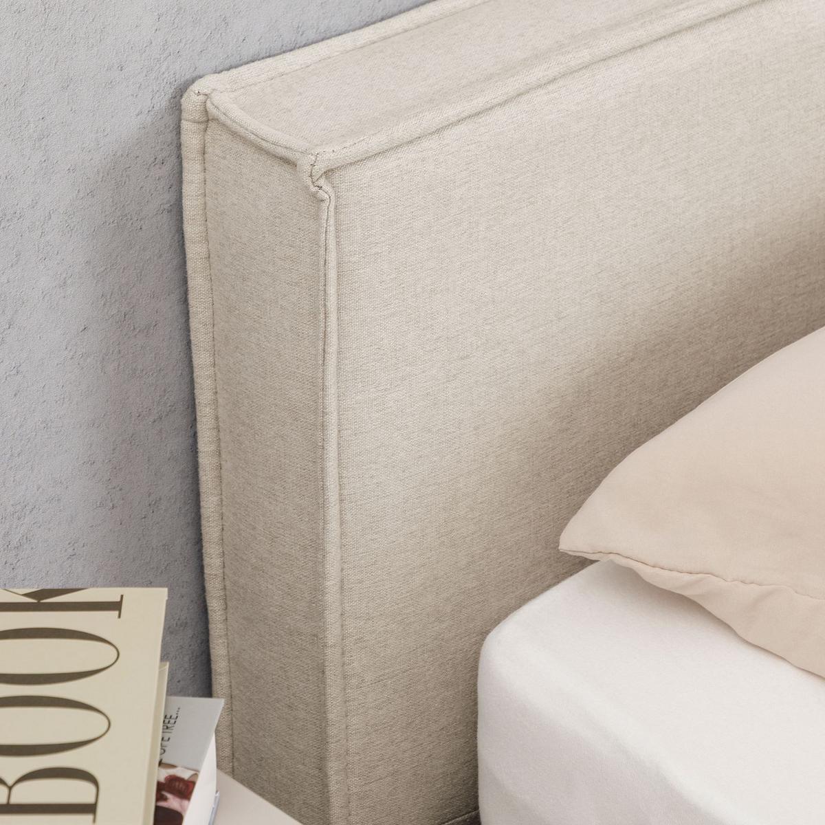 POLSTERBETT PESARO 160x200 cm cremeweiß - Creme, Textil (160/200cm) - IDIMEX