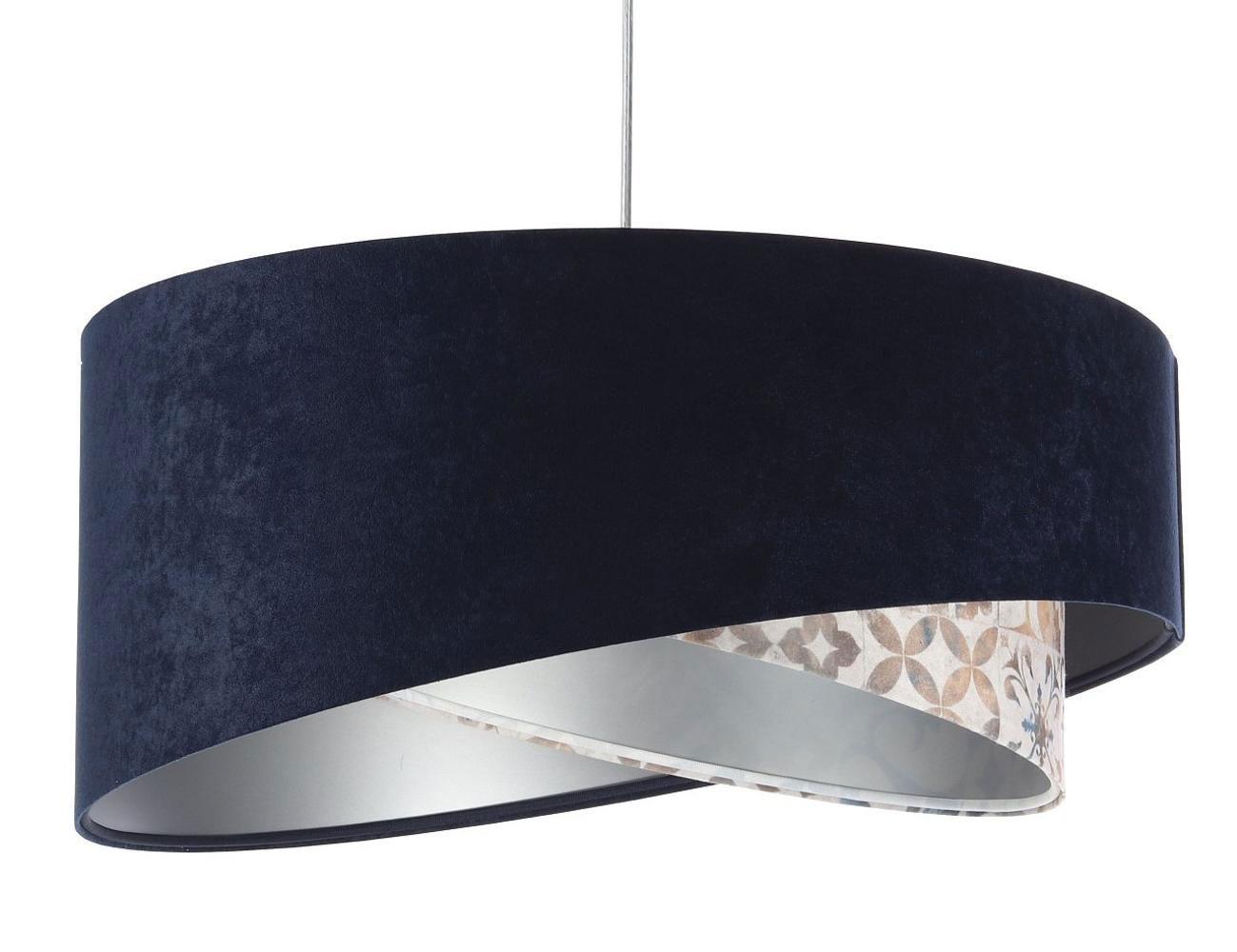 HÄNGELEUCHTE Blau 50/23 cm - Beige, Kunststoff (50/1.3/23cm) - ONZENO