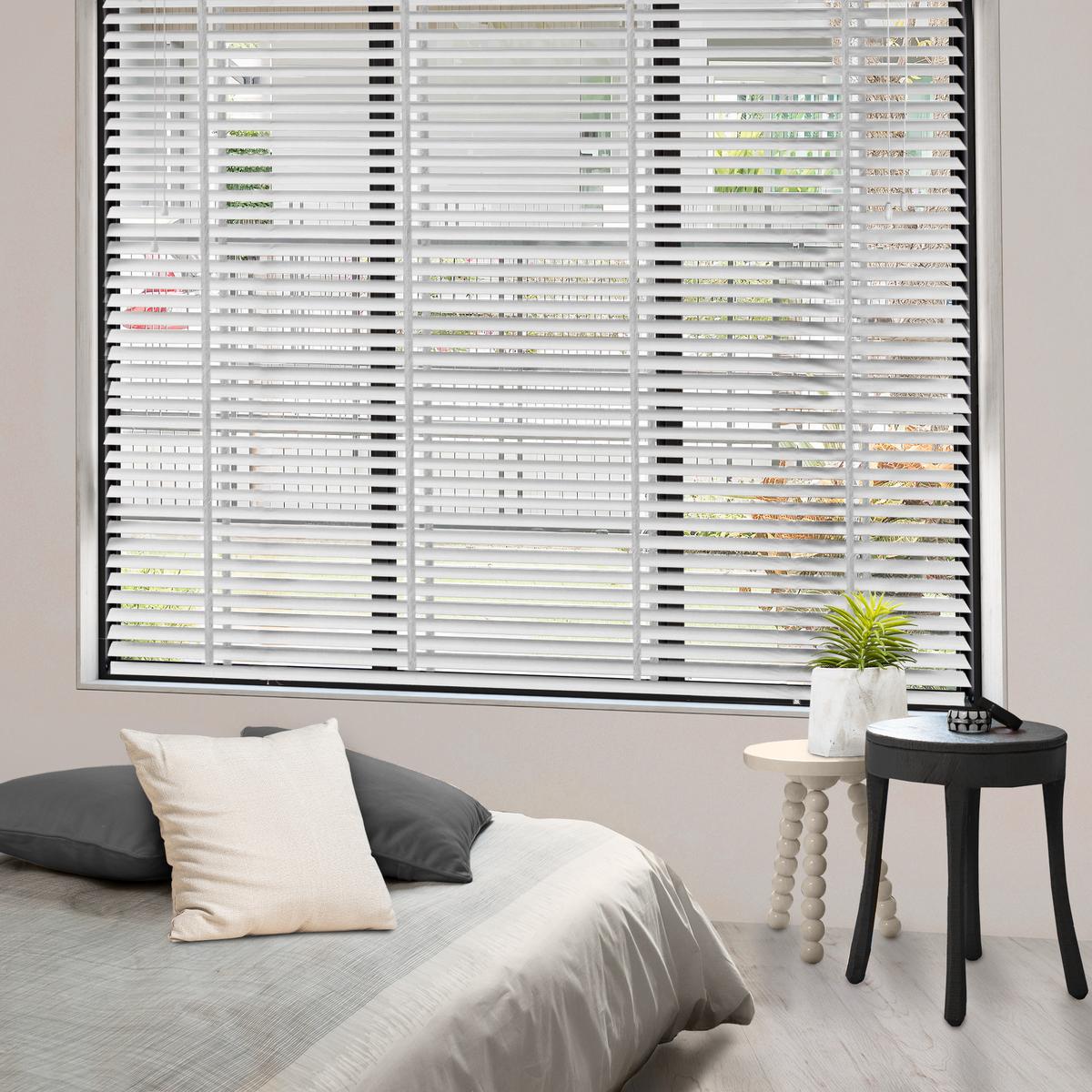 HOLZJALOUSIE SolDecor BE5 75/250cm Weiß - Weiß, Naturmaterialien/Holz (75/250cm) - Sol Royal