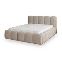POLSTERBETT FALINA K 120x200 cm mit Bettkästen - Beige - Beige, Holz/Textil - MASSENO
