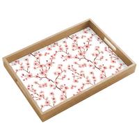 TABLETT Kirschblüte - Zweige - Rosa 50x35 cm - Rosa, Holz (50/5/5cm) - OnlyWow