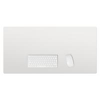 SCHREIBTISCHUNTERLAGE 100x50 cm Grau - Creme, Kunststoff (100/50/1.6cm) - Wallfluent