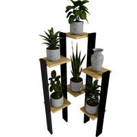 BLUMENSTÄNDER M6 - Eiche Artisan, Holzwerkstoff (49/108/48cm) - RAUMHIRSCH FURNITURE