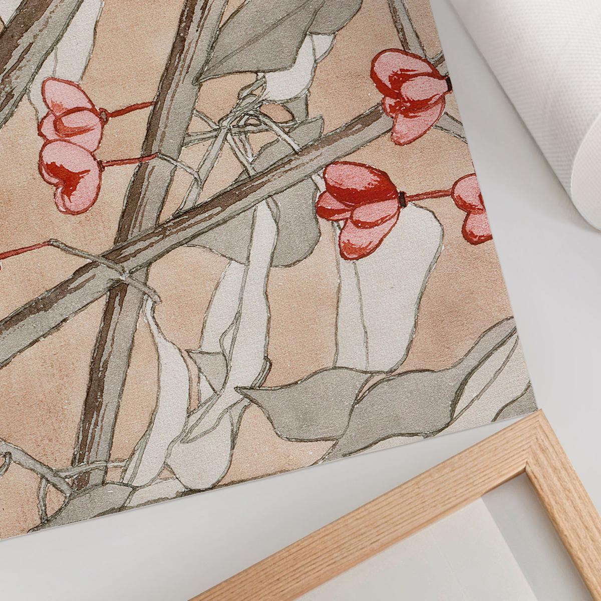 POSTER - 59x42 cm (A2) - Hannah Borger Overbeck - Brennender Busch - Beige, Textil (59.4/42/0.1cm) - TULUP