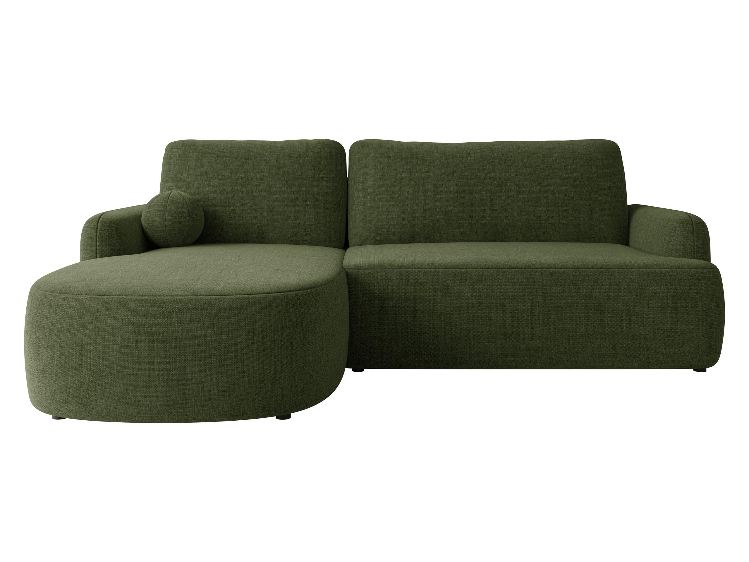 ECKSOFA Loridu Premium, Seite: Links - Schwarz/Grün, Holz/Kunststoff (250/174cm) - MIRJAN24