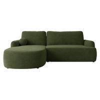 ECKSOFA Loridu Premium, Seite: Links - Schwarz/Grün, Holz/Kunststoff (250/174cm) - MIRJAN24