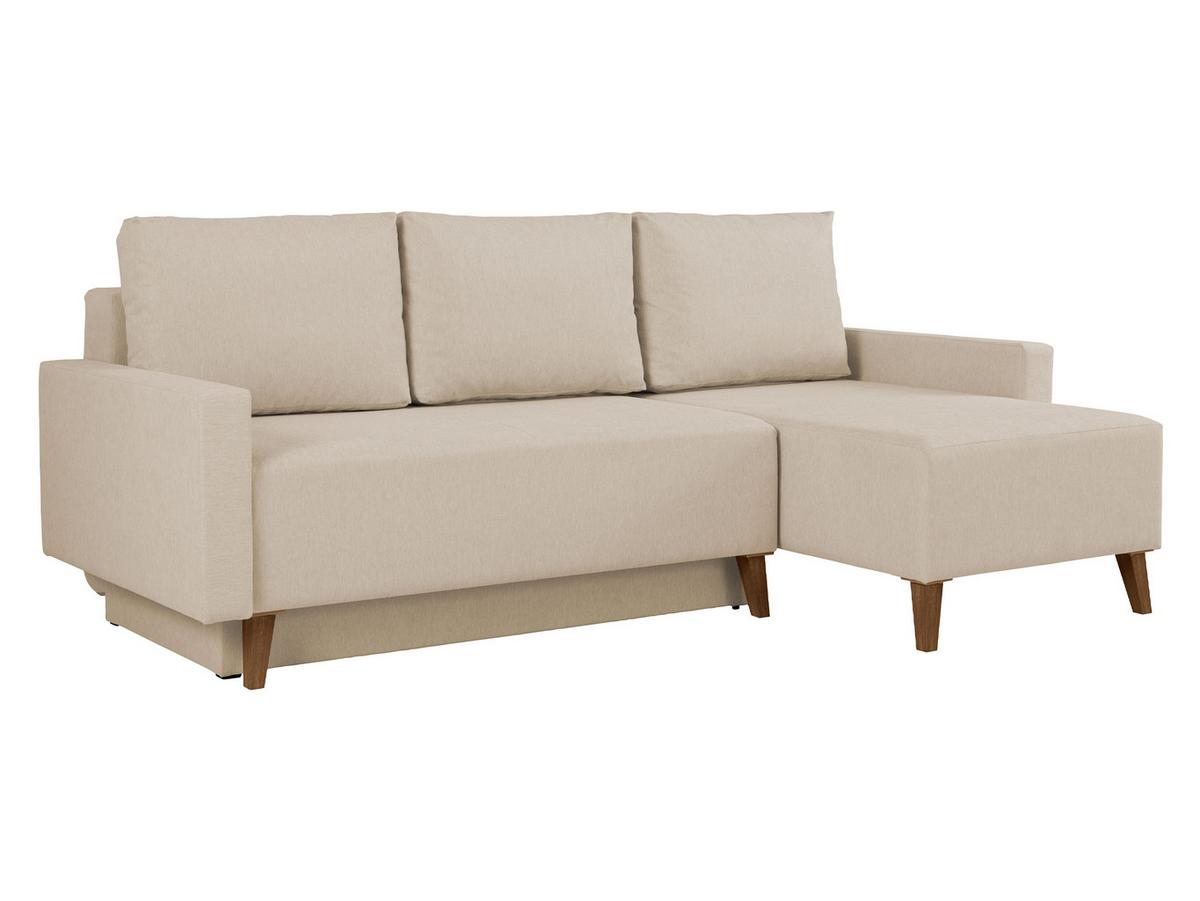 ECKSCHLAFSOFA Oviedo - Naturfarben, Holz/Kunststoff (225/140cm) - MIRJAN24