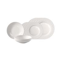 TAFELSERVICE Manufacture Ice weiß 12-tlg. - Weiß, Keramik (2/2/2cm) - Villeroy & Boch
