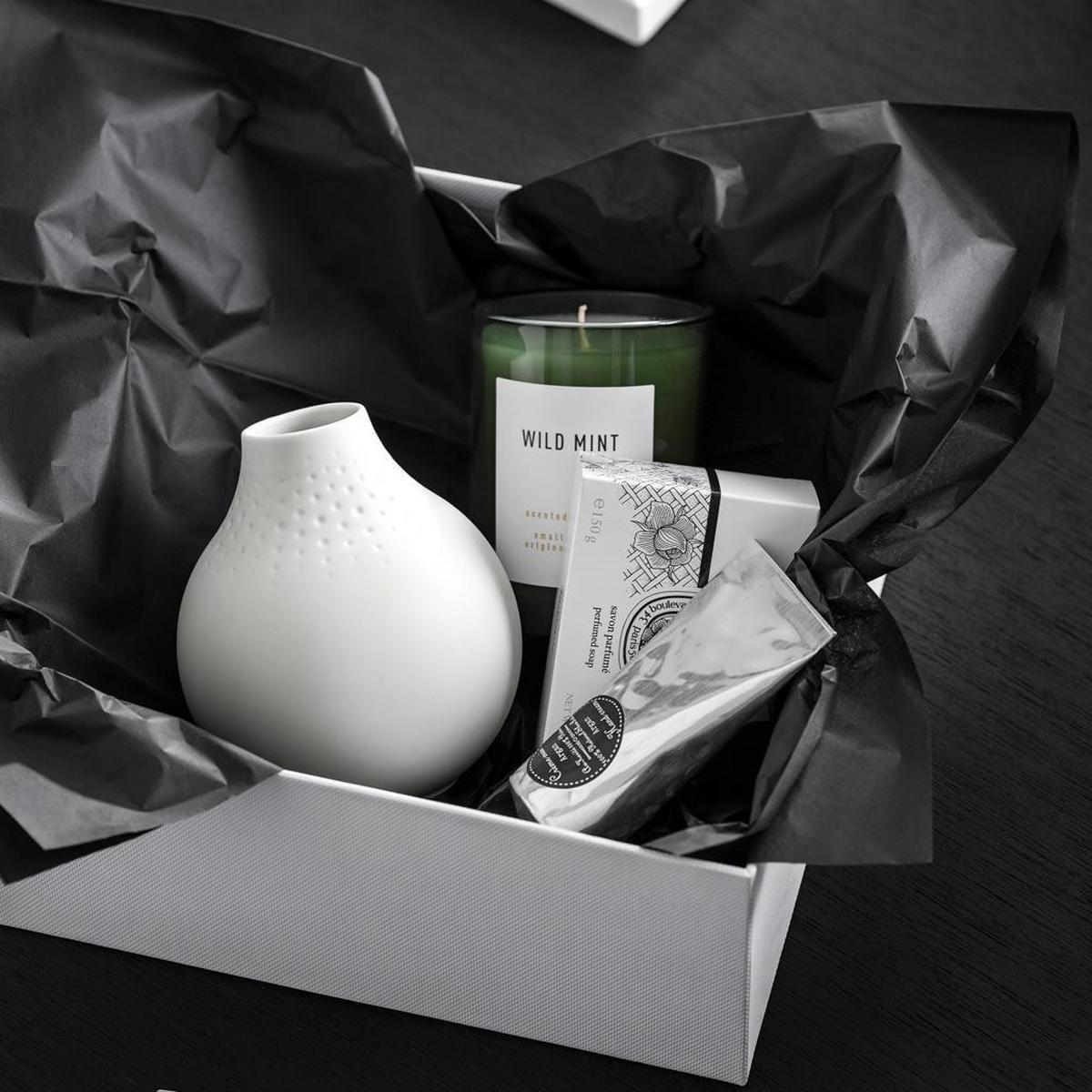 VASE PERLE Manufacture Collier Blanc 12 cm - Weiß, Keramik (12cm) - Villeroy & Boch