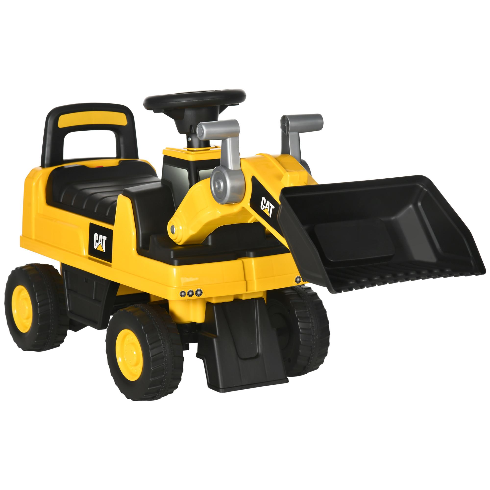 KINDER RUTSCHAUTO, Gelb, PP+ Metall - Gelb, Kunststoff (78/29.5/54cm) - HOMCOM