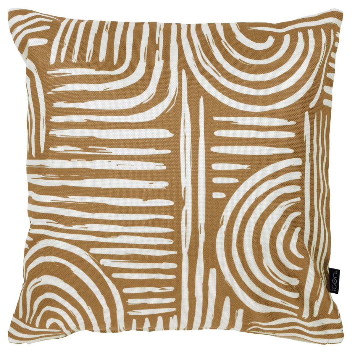 OUTDOORKISSEN 4er Set - Braun, Textil (43/43cm) - icon