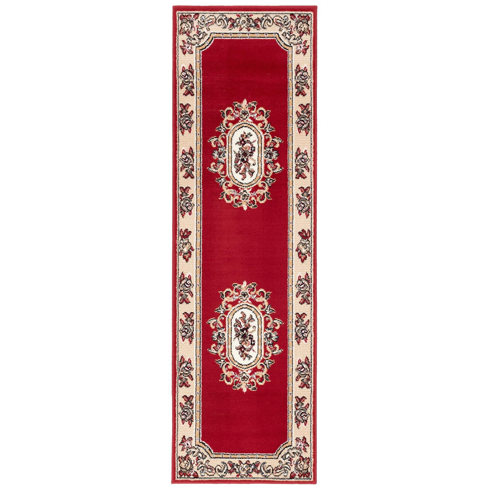 ORIENT VELOURS TEPPICH LÄUFER TRENDLINE - Rot, Textil (70/340cm) - Pergamon