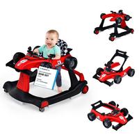 LAUFLERNWAGEN Klappbar Rot - Rot, Kunststoff (76/56/64cm) - COSTWAY