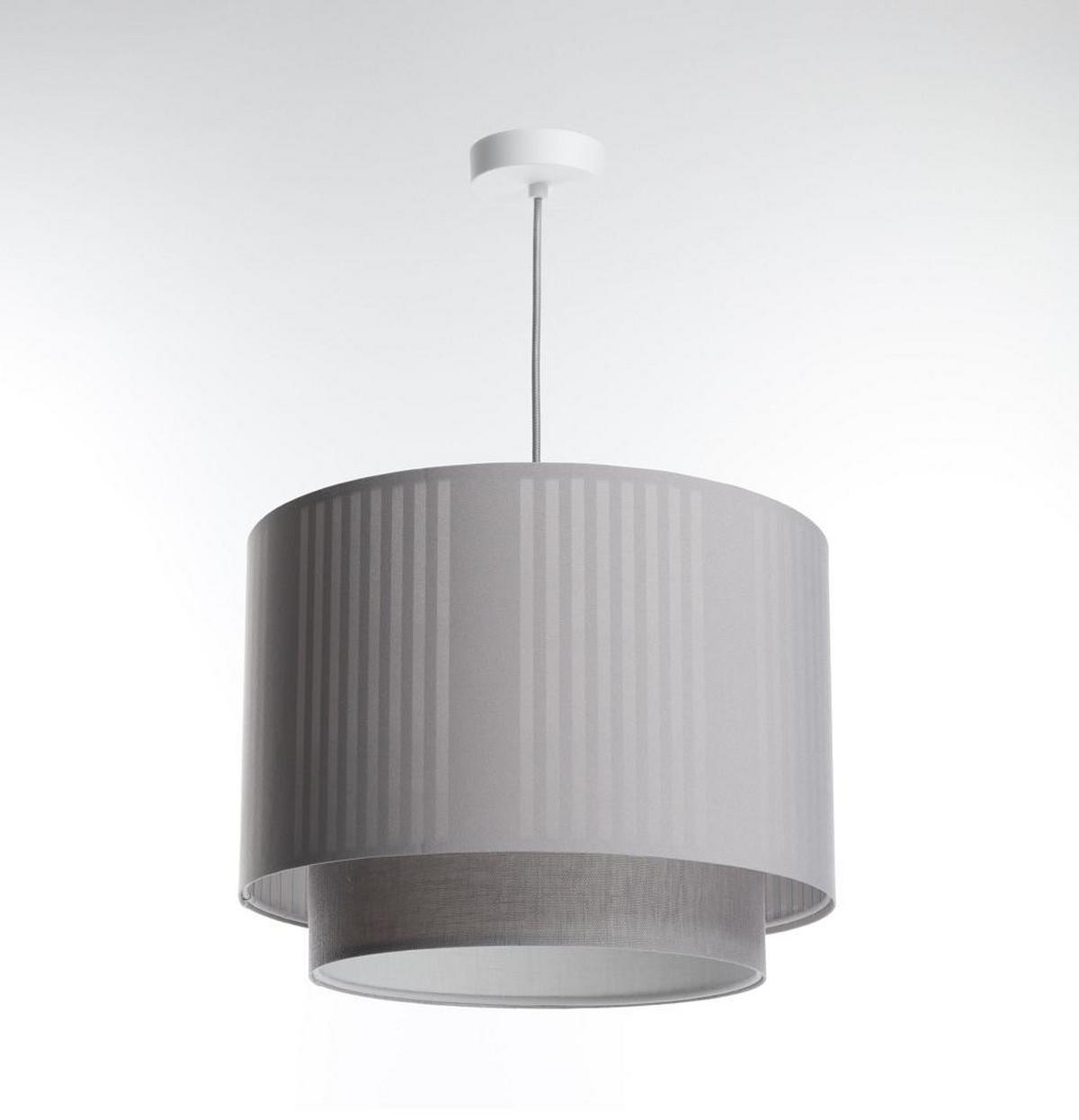 HÄNGELEUCHTE Grau 60/113 cm - Grau, Kunststoff (42/1.2/113cm) - ONZENO