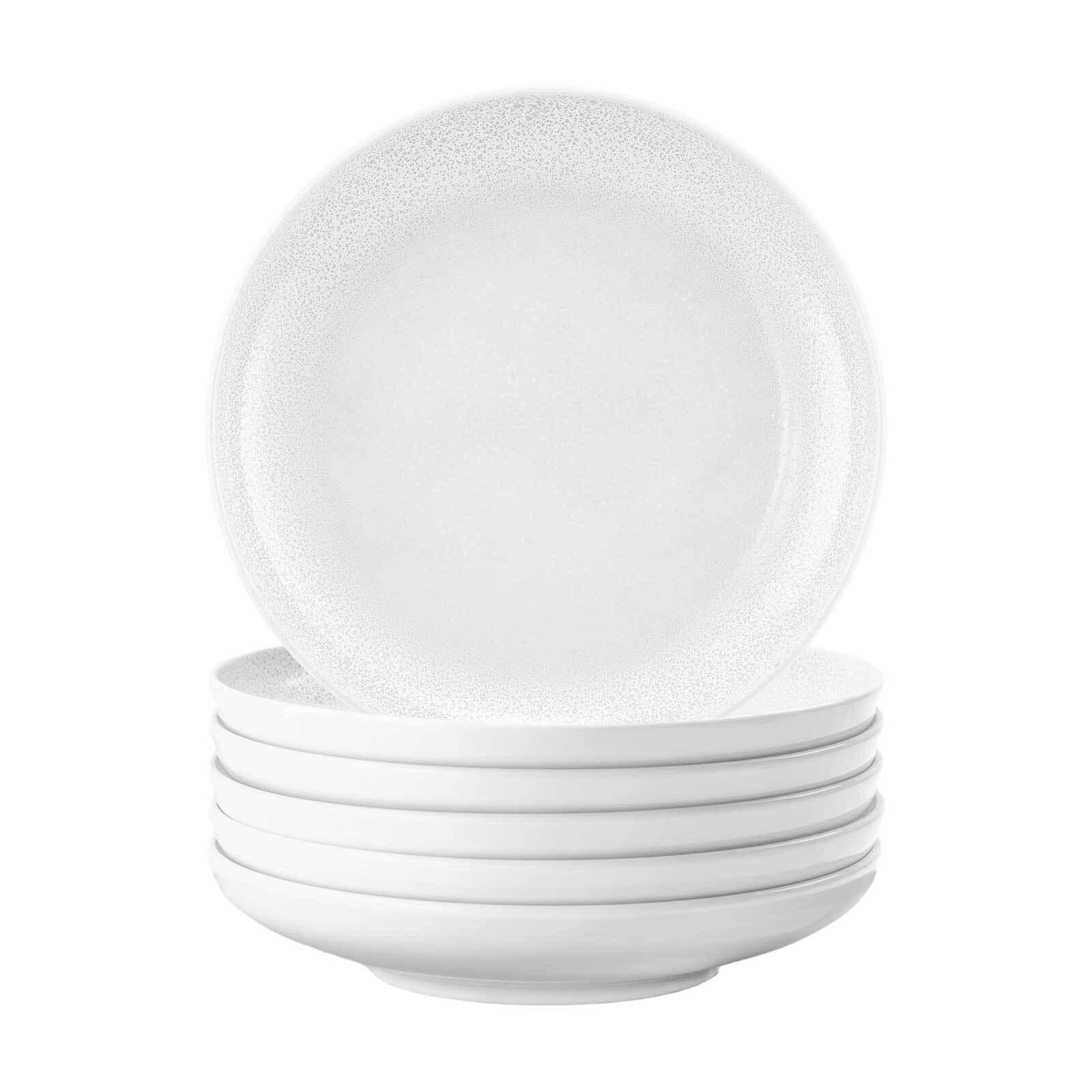 SUPPENTELLER Sento Home Aura white ø 21,3 cm 6er Set - Weiß, Keramik (21.3cm) - Seltmann Weiden