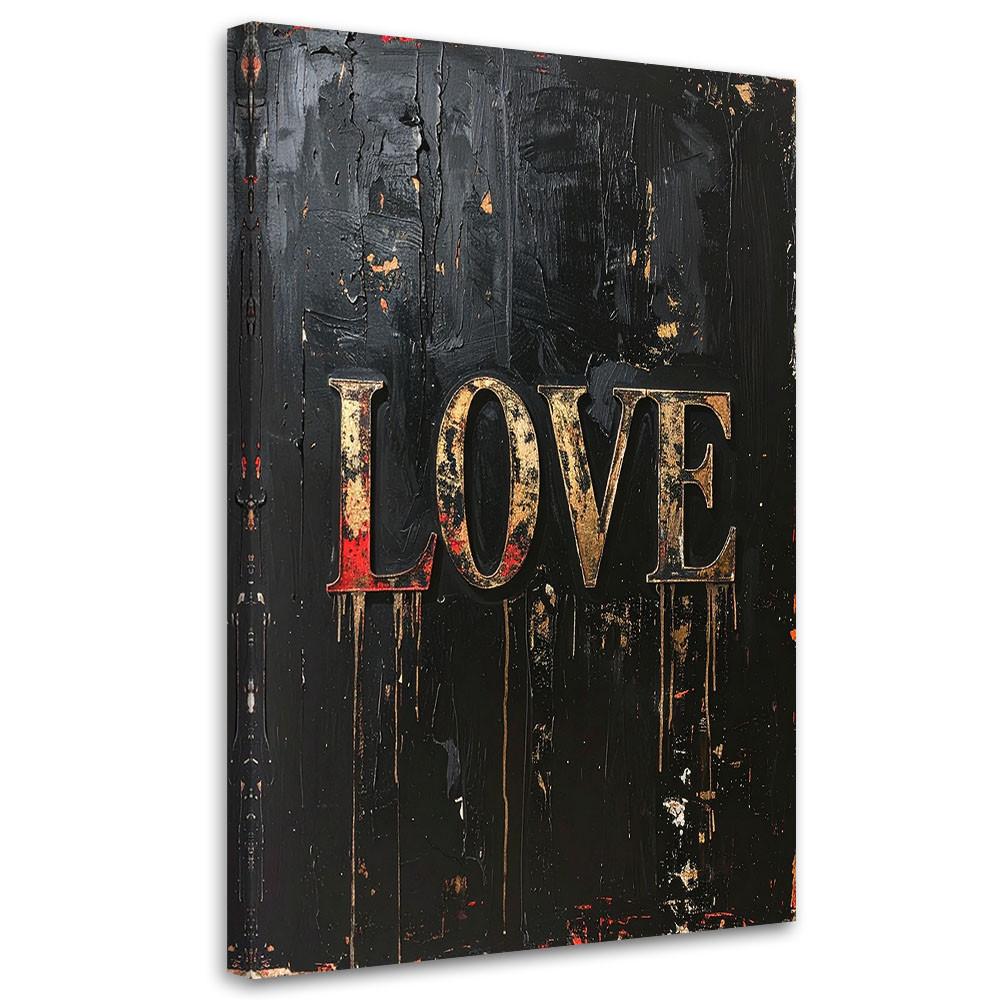 LEINWANDBILD Inschriften und Zitate 30x45cm - Schwarz, Textil (30/45cm) - Feeby