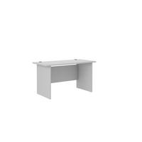 SCHREIBTISCH MALTESA 138x67x75,3 cm Bürotisch Computertisch, Grau - Grau, Holzwerkstoff (67/138/75.3cm) - MASSENO