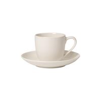 ESPRESSOTASSE MIT UNTERTASSE For Me weiß 70 ml - Weiß, Keramik (11.7/7.7/11.7cm) - Villeroy & Boch