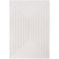 TEPPICH Outdoor ORTLER in Creme, mit 3D-Design, Florhöhe 4 mm, 240 x 340 cm - Beige, Textil (240/340cm) - KADIMA DESIGN