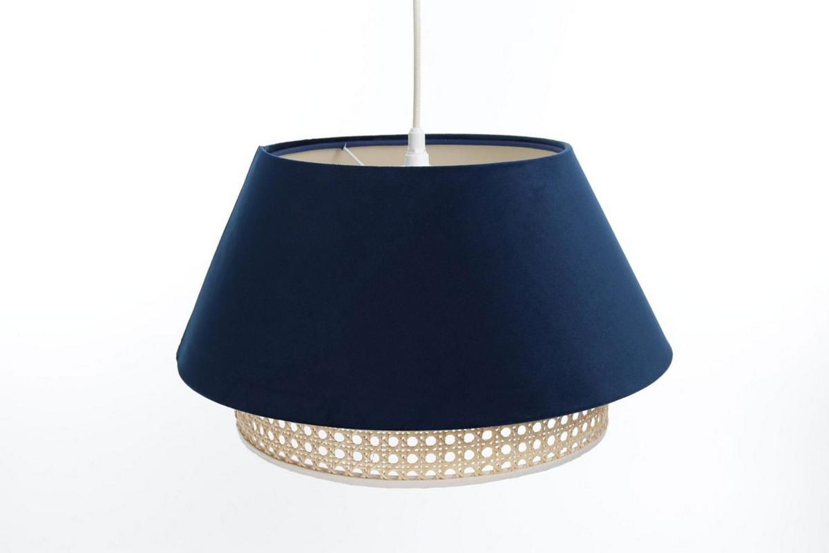 HÄNGELEUCHTE Blau 40/24 cm - Blau, Kunststoff (40/1.3/24cm) - ONZENO