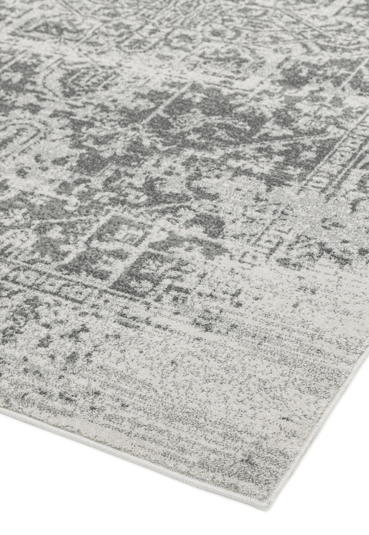 TEPPICH LODI-Lambro, im Vintage-Stil, Silbergrau, 120 x 170 cm - Grau, Textil (170/120cm) - KADIMA DESIGN
