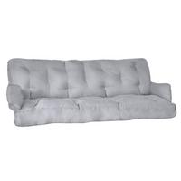 AUFLAGE für Hollywoodschaukel Flair HS 180/50/8cm Hellgrau - Hellgrau, Textil (50/8/180cm) - Beautissu 