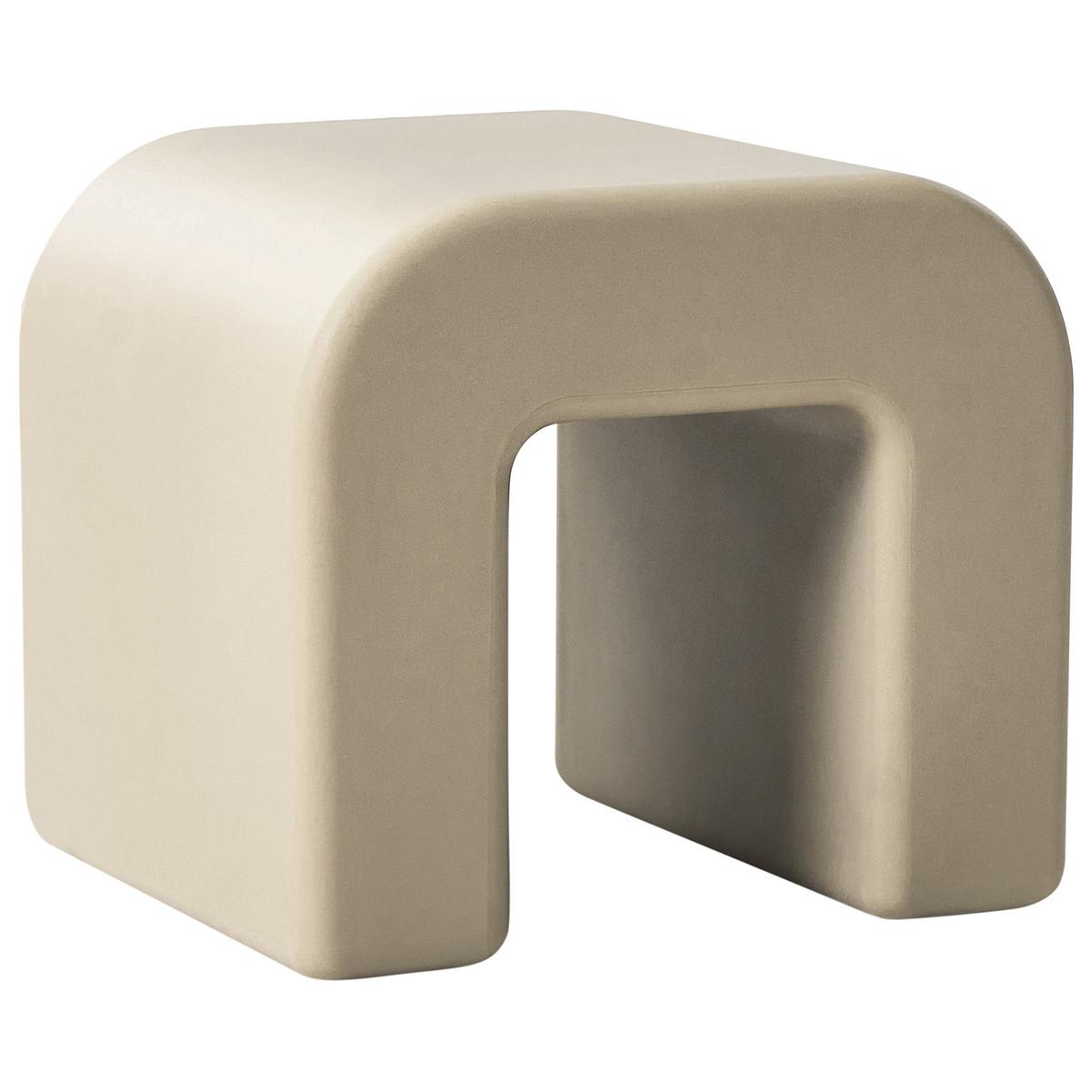 BEISTELLTISCH 2er-Set Olivgrün Beige - Beige/Grün, Kunststoff (41/45/40cm) - Beliani